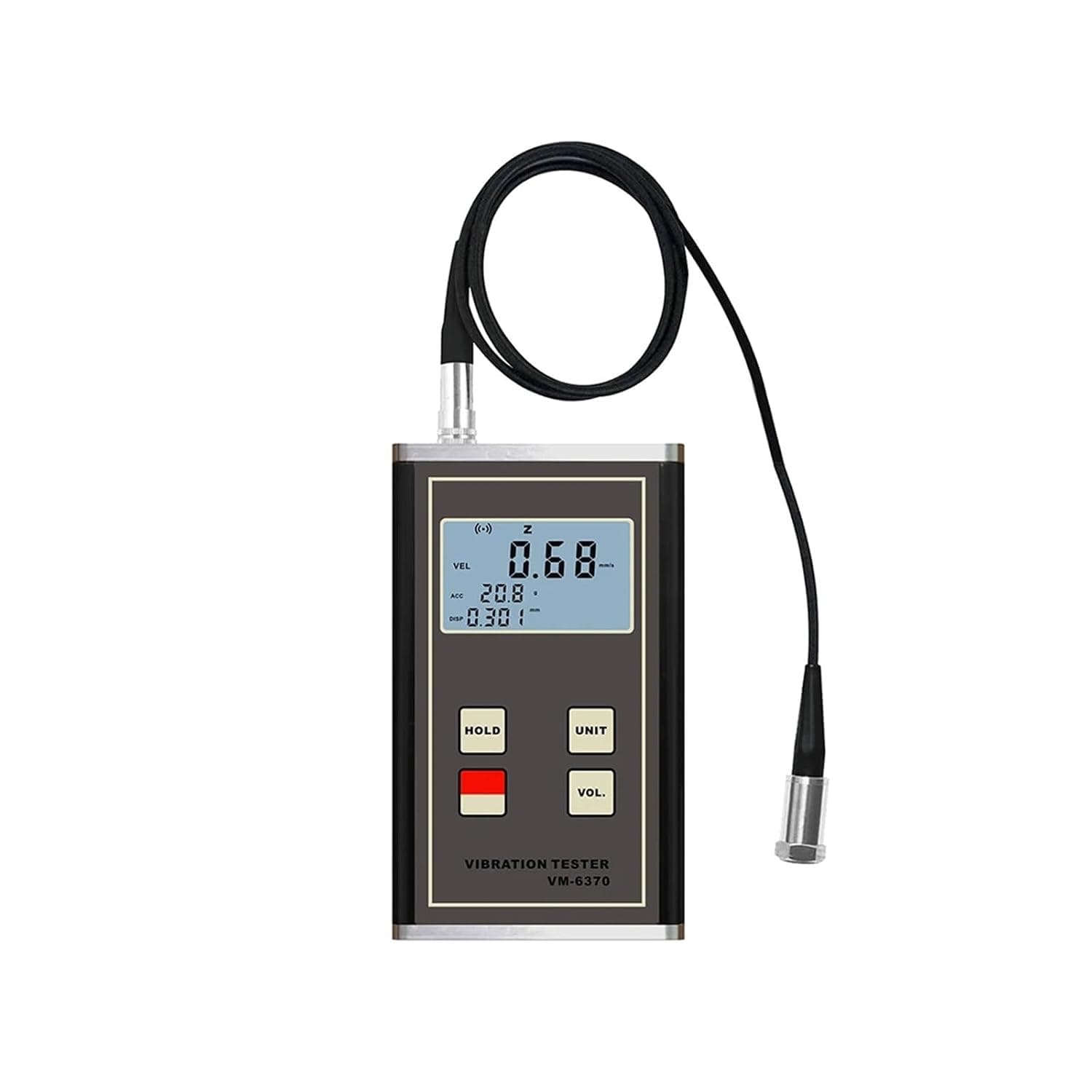 Vibration Meters Digital Tester VM-6370 Frequency 10Hz~10KHz Acceleration Speed Displacement High Precision Meter