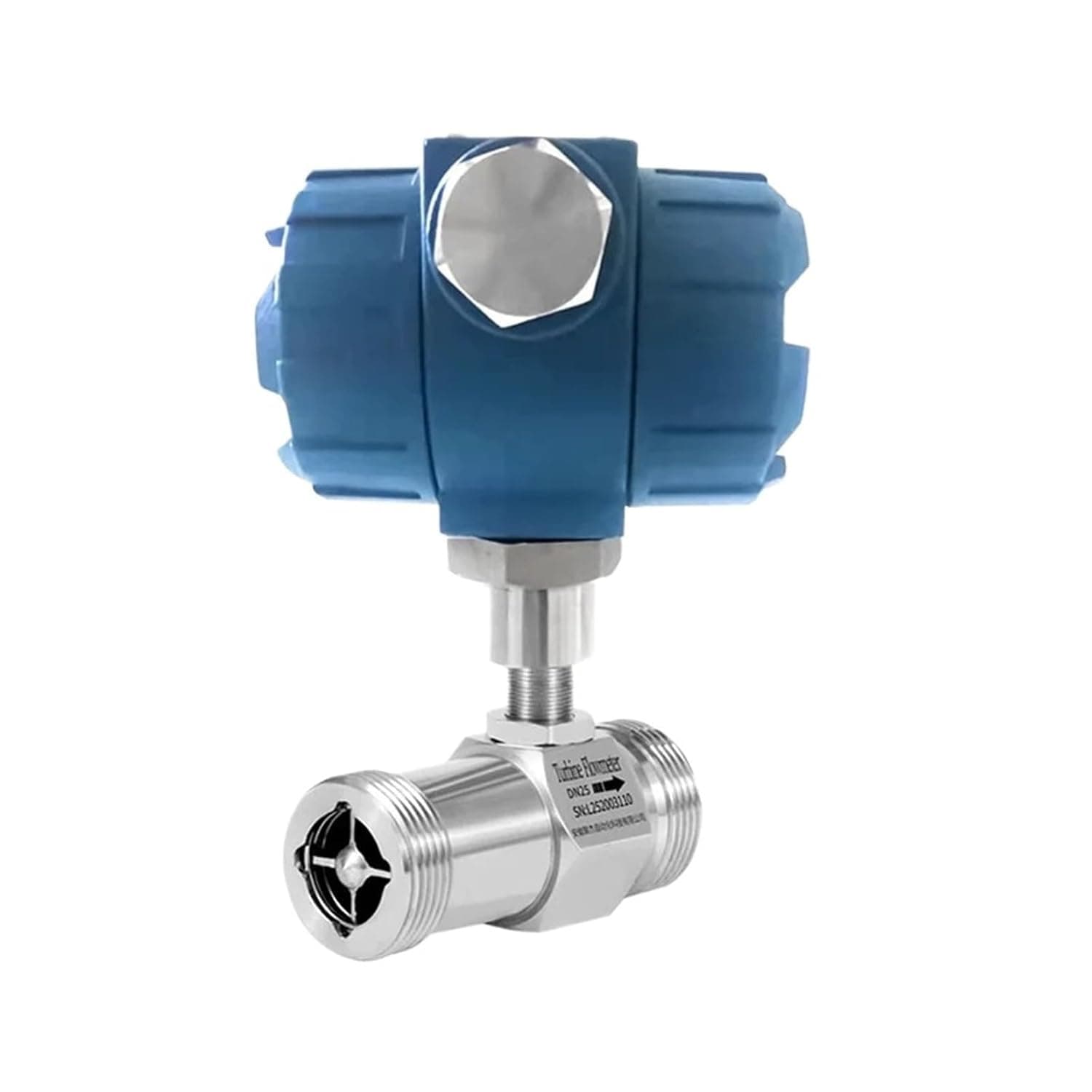 Flow Sensor 0-10V 4-20mA Flow Meter Thread Connection Water Flowmeter(DN32)