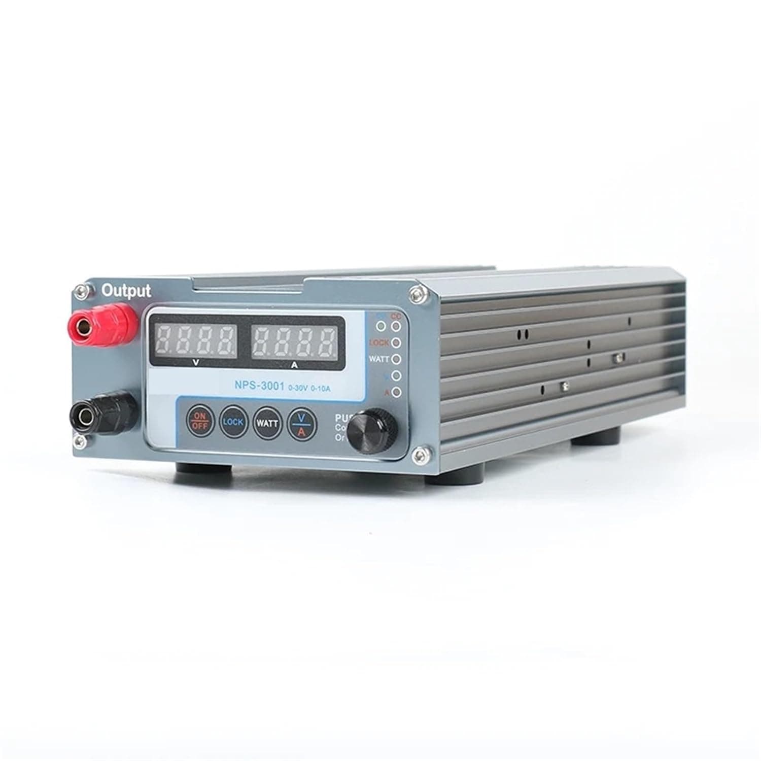 NPS-3001 Lab Adjustable Digital Mini DC Power Supply WATT Display Lock