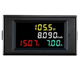 4 in1 DC Voltage Current Power Energy Voltmeter Ammeter Multi-Function(DC7-20V 0-20A)