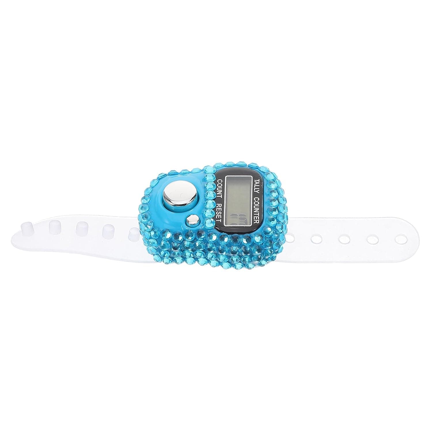 Rhinestone Digital Finger Counter, Electronic Tally Device for Runners