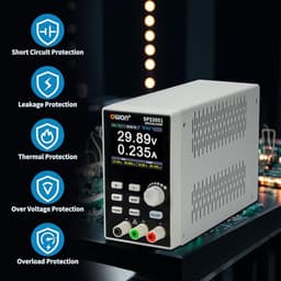 OWON Lab Power Supply, 0-30V 0-5A Adjustable Switching DC Regulated Bench Power Supply with Output Power 150W, Supports Computer Programming