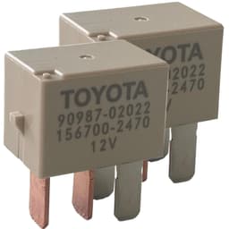 2PCS 90987-02022 156700-2470 Automotive Relay – 30A 12VDC 4-Pin Multipurpose Relay for Headlights, Fuel Pumps, Cooling Fans & More