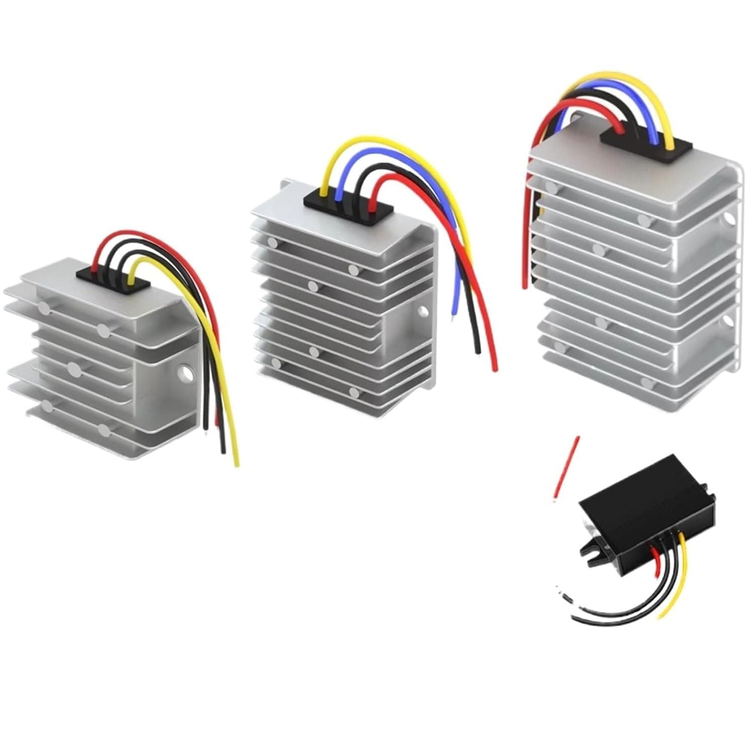 1pcs 8-40V to 12V 1A 2A 3A 4A 6A 10A 15A Step Up/Down DC Power Converter Buck Boost Voltage Regulator Supply