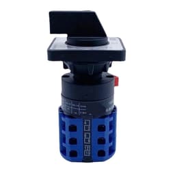 LW26-20S Series 22mm Single Hole Installation Rotary Cam Switch 20A Changeover Selector YMW26(Short Knob S,1P)