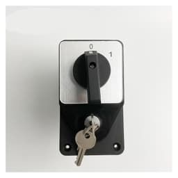 with Key 63A 660V Circuit Control Selector LW26-63/2 Two Poles Silver Contact YMW26-63 Changeover Rotary Cam Switch(012)