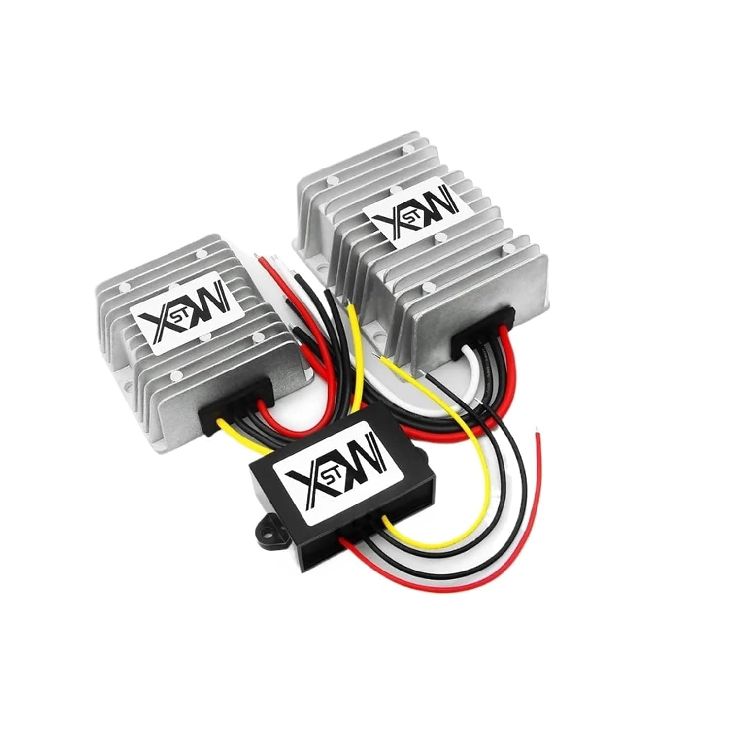 9-36V 12V 24V to 12 Volts Voltage Regulator DC Boost Buck Converter Car Power Supply 1A to 30A Step Up Down(20A Aluminum,9-36V-12V)