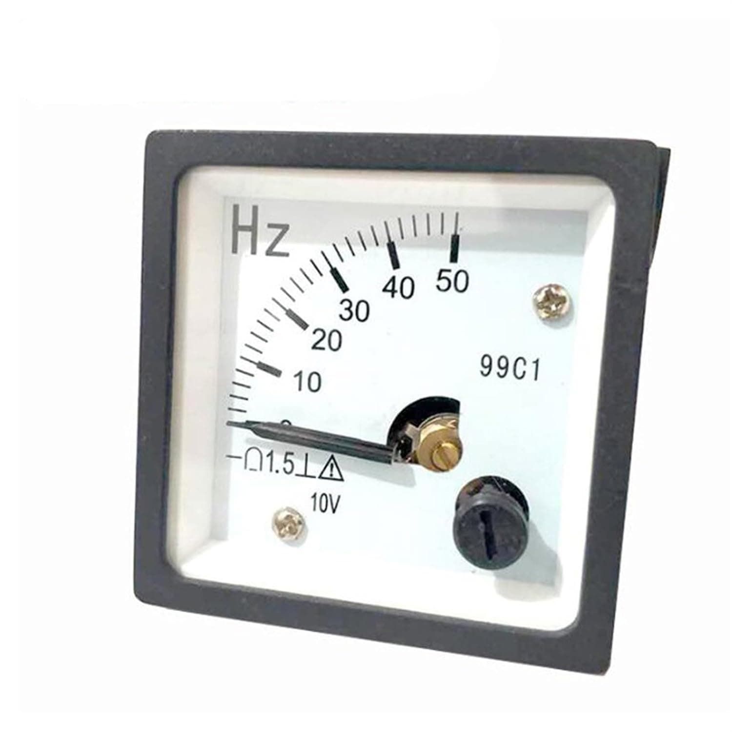 99C1-HZ Pointer 48x48 Mm DC Meter 45-65Hz 380V 220V 48x48mm Analog Frequency 1Pcs(50Hz(10V))