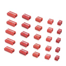 Dip Configuration Switch 35pcs Plastic Slide Type for Circuit Control