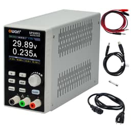 OWON Lab Power Supply, 0-30V 0-5A Adjustable Switching DC Regulated Bench Power Supply with Output Power 150W, Supports Computer Programming
