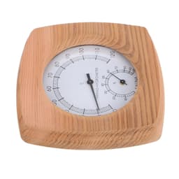 Wood Sauna Thermometer Hygrometer Wall Mounted Indoor Humidity Meter