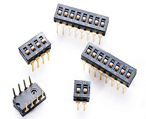 Switch 10pcs/lot Slide Type Switch Module 2P 3P 4P 5P 6P 8P 2.54mm Position Way DIP Pitch Switch Switch -(2P)