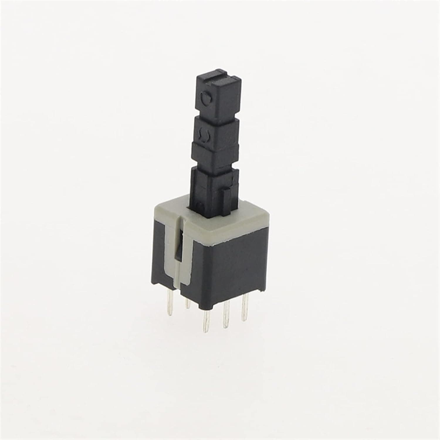 10pcs 8.5 * 8.5 Mm 6 Pin Mini Self-Locking/Momentary Push Button Switch DIP DPDT Multimeter Switch (Color : Self-Locking)(Self-momentary)