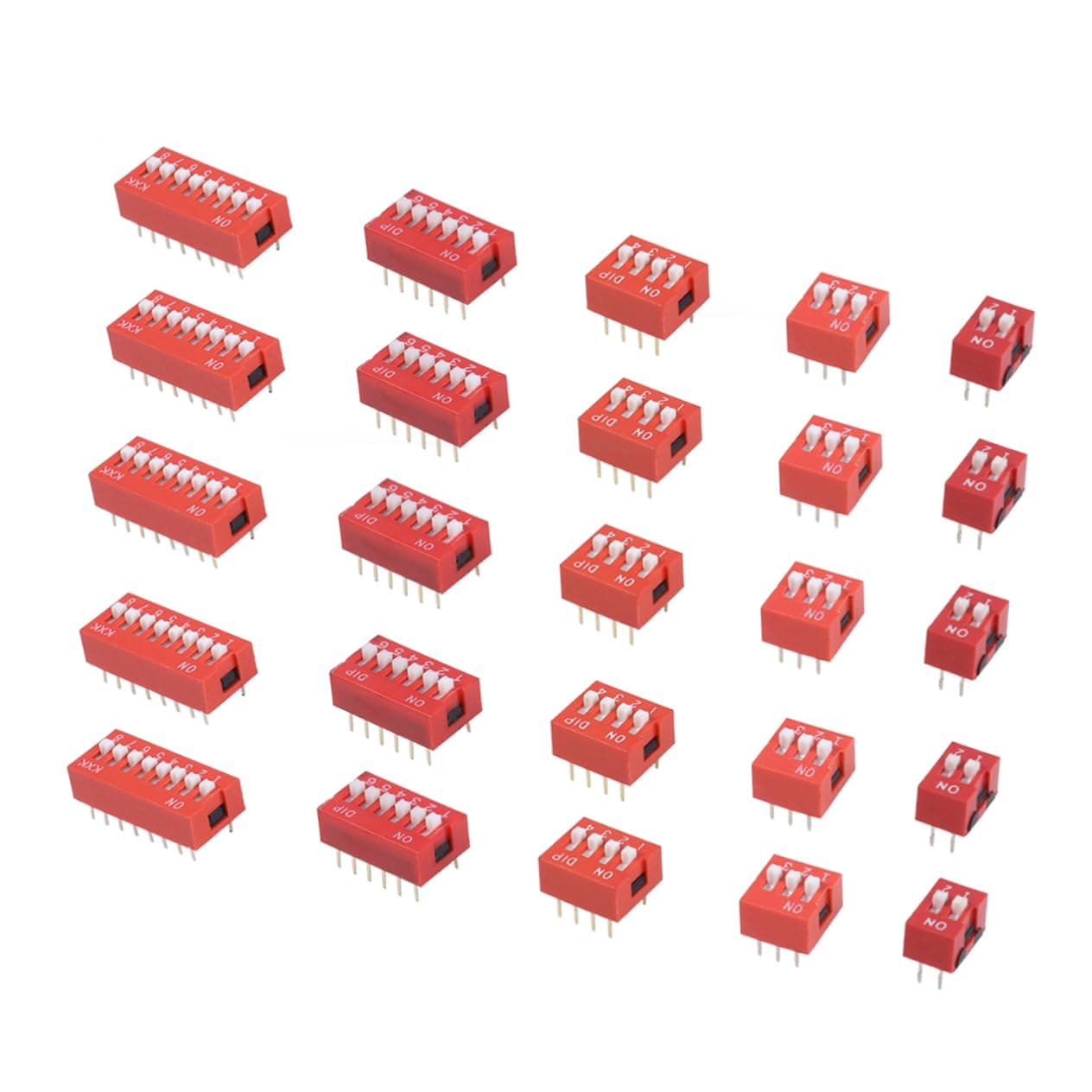35pcs 2.54mm Dip Coding Slide Switch for Circuit Control