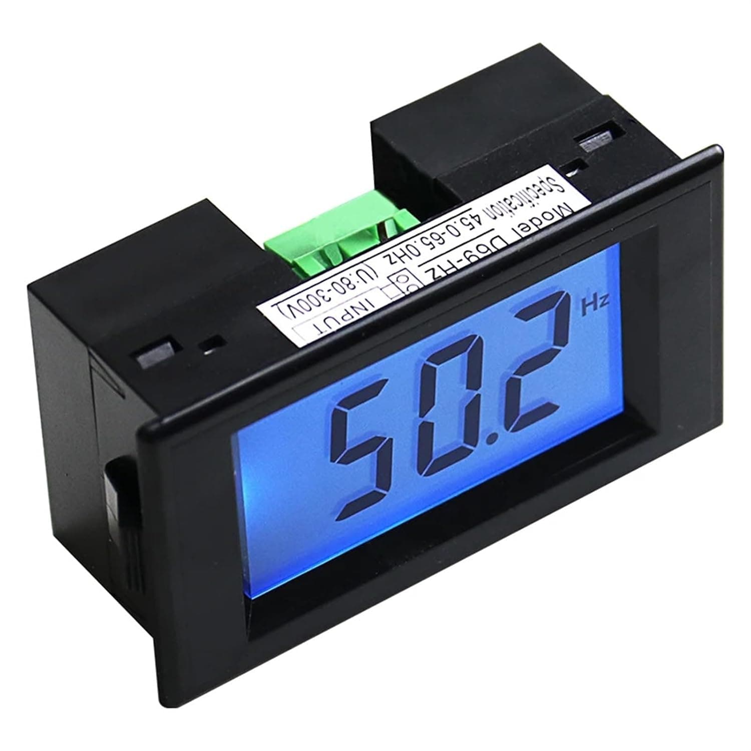 D69-60 Digital Display Meter AC 110V 220V 380V 45-65Hz Frequency Detection Tester 1Pcs(AC150-500V)